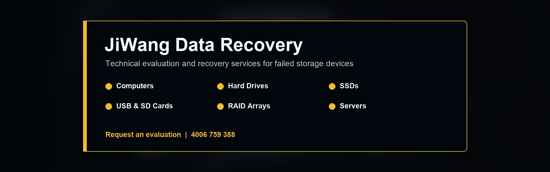 RAID and SSD Data Recovery