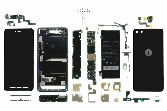 580943 拆解【Smartisan T2】