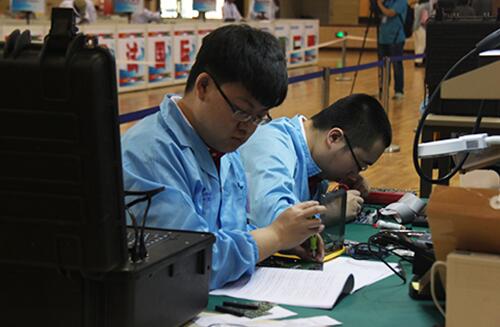 电子产品芯片级检测维修与数据恢复竞赛举行