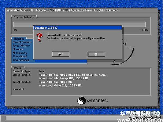 Ghost8.0进行分区备份与恢复详细图解