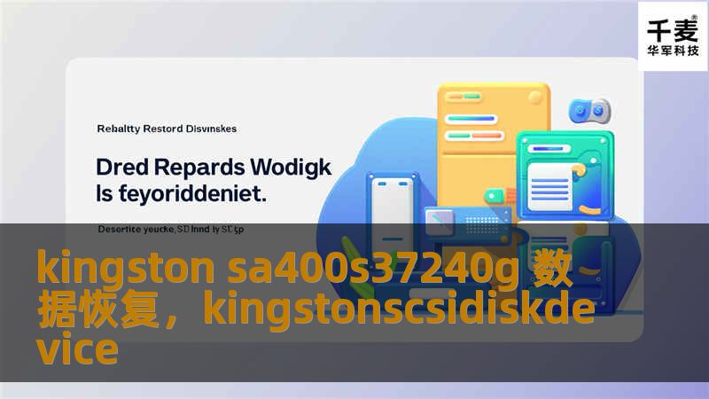 本文详细介绍了KingstonSA400S37/240GSSD的数据恢复方法与技巧，帮助用户在数据丢失时快速、安全地找回重要文件。