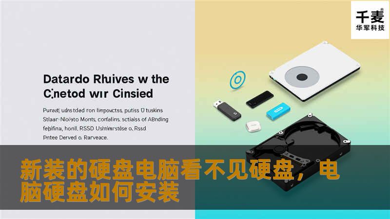 新装的硬盘电脑看不见硬盘，电脑硬盘如何安装