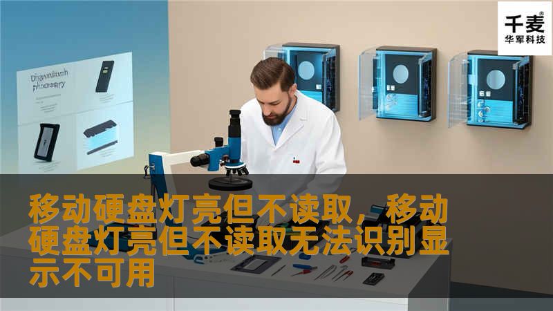 移动硬盘灯亮但不读取，移动硬盘灯亮但不读取无法识别显示不可用