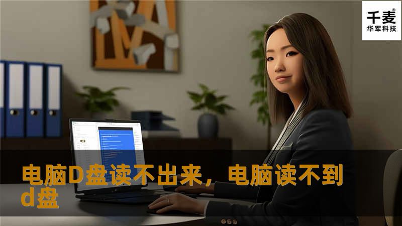 电脑D盘读不出来，电脑读不到d盘