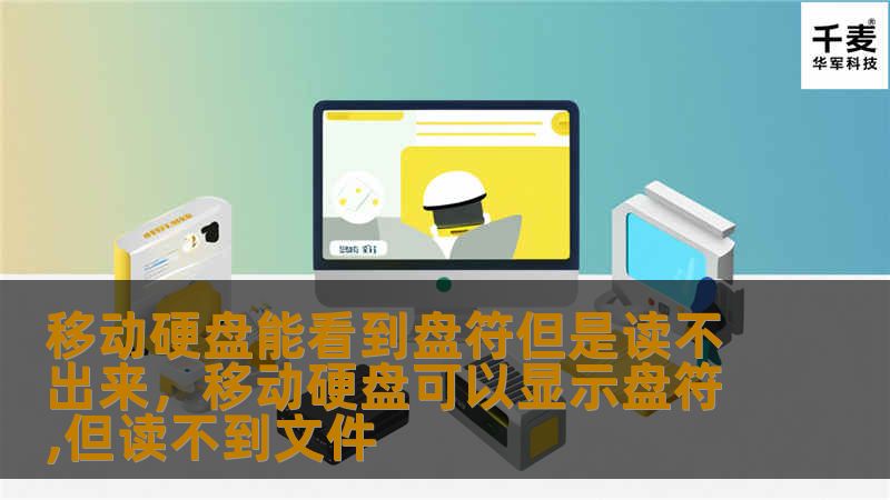 移动硬盘能看到盘符但是读不出来，移动硬盘可以显示盘符,但读不到文件