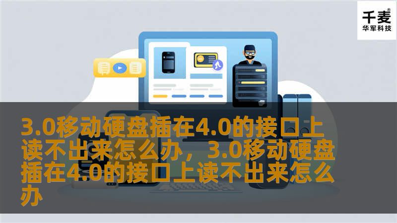 3.0移动硬盘插在4.0的接口上读不出来怎么办，3.0移动硬盘插在4.0的接口上读不出来怎么办