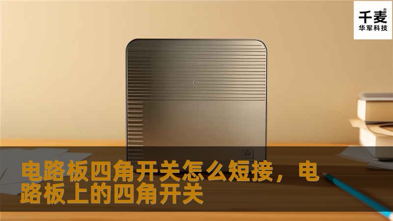 电路板四角开关怎么短接，电路板上的四角开关