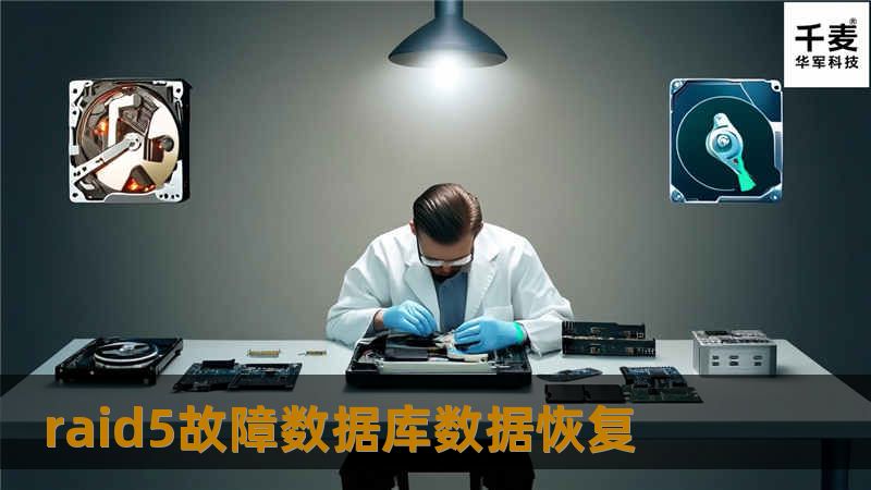 通过检测发现有一块硬盘有剧烈的敲盘声音，剩余两块没有严重的物理故障。那么针对RAID5的结构特征，我们选择在缺少坏盘的情况下，通过剩余两块盘