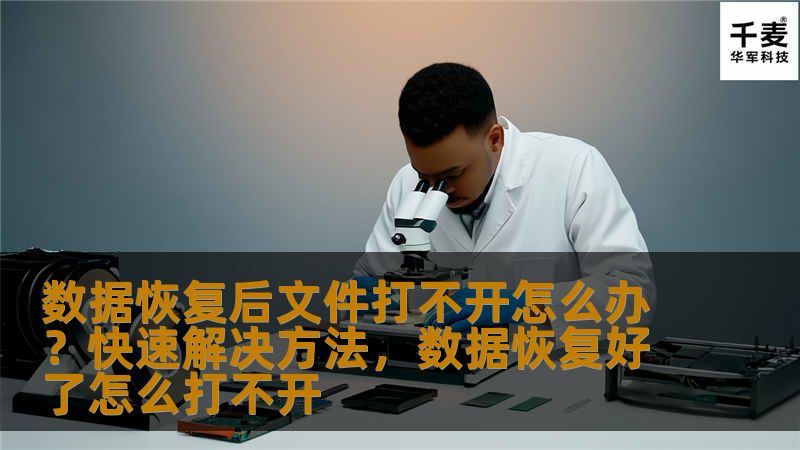 数据恢复后文件打不开怎么办？快速解决方法，数据恢复好了怎么打不开