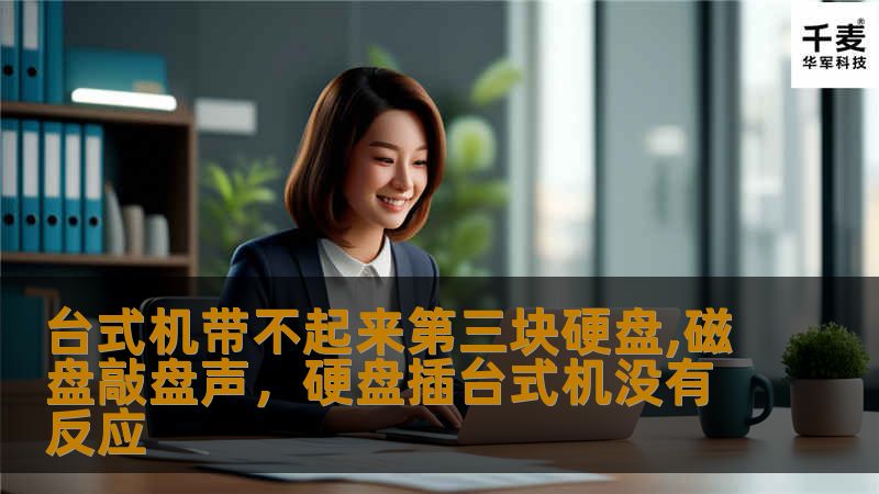 文章大纲        台式机带不起来第三块硬盘,磁盘敲盘声: 原因与解决方案    引言            为什么台式机带不起来第三块硬盘？        磁盘敲盘声的常见原因        一、台式机硬盘扩展的基本原理    H2: 硬盘扩展的硬件需求    H3: 电源的功率要求    H3: 主板的硬盘接口数量    H3: 数据传输速率的限制    二、台式机带不起来第三块硬盘的常见...