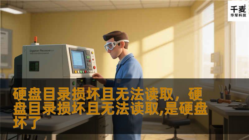 硬盘目录损坏且无法读取，硬盘目录损坏且无法读取,是硬盘坏了