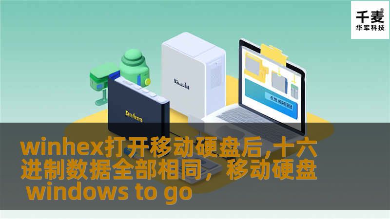 winhex打开移动硬盘后,十六进制数据全部相同，移动硬盘 windows to go
