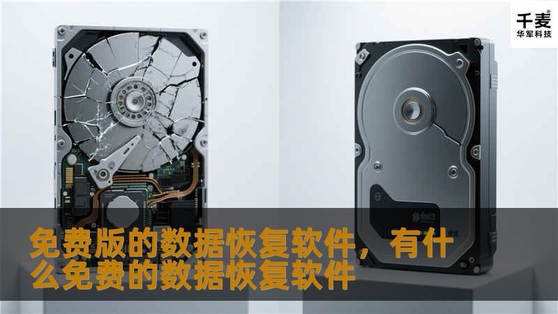 免费版的数据恢复软件，有什么免费的数据恢复软件