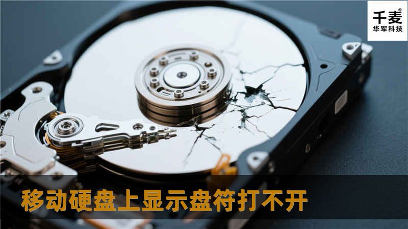 移动硬盘上显示盘符打不开