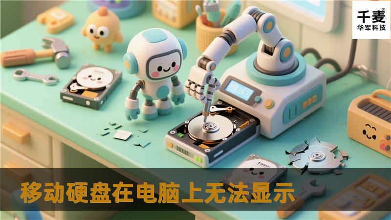 移动硬盘在电脑上无法显示