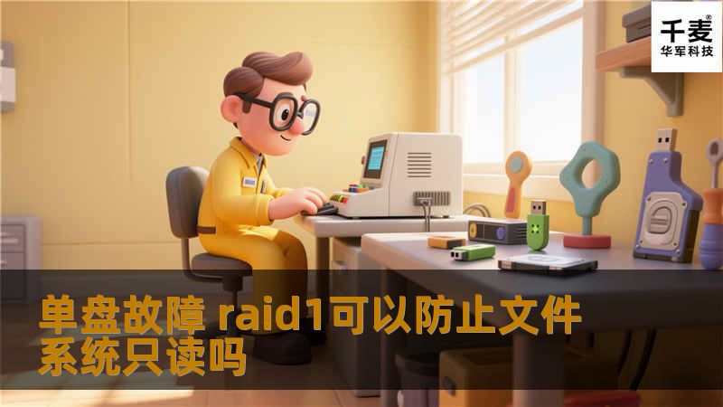 单盘故障 raid1可以防止文件系统只读吗