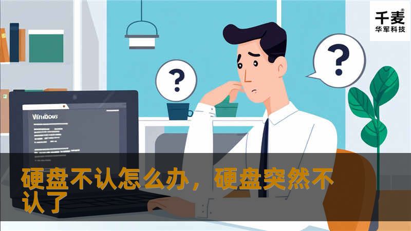 硬盘不认怎么办，硬盘突然不认了