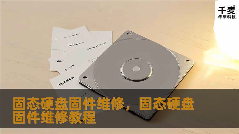 固态硬盘固件维修，固态硬盘固件维修教程
