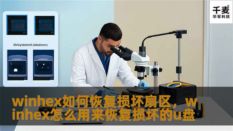 winhex如何恢复损坏扇区，winhex怎么用来恢复损坏的u盘