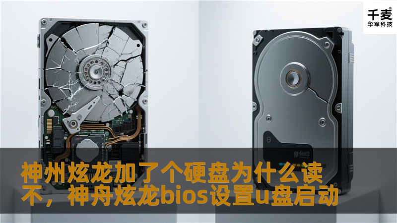 神州炫龙加了个硬盘为什么读不，神舟炫龙bios设置u盘启动