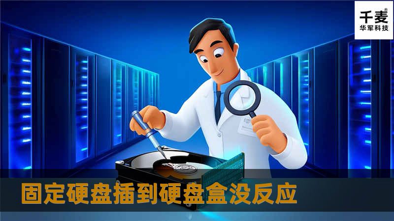 固定硬盘插到硬盘盒没反应