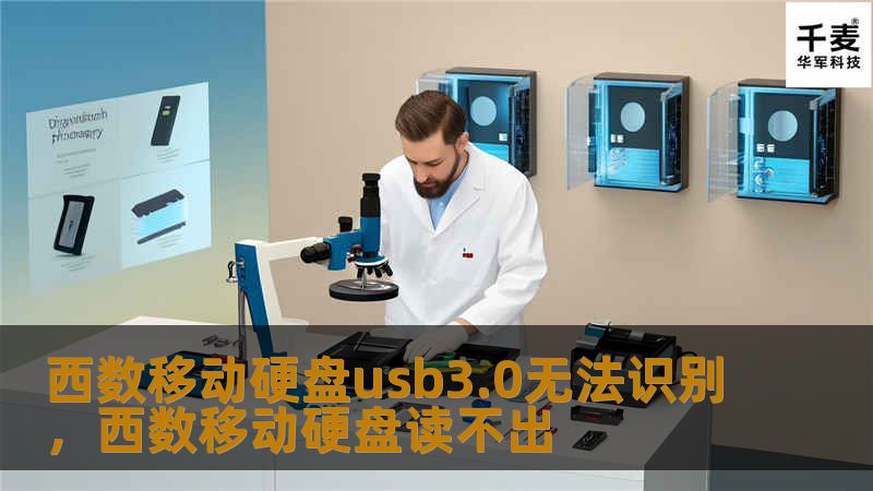 西数移动硬盘usb3.0无法识别，西数移动硬盘读不出