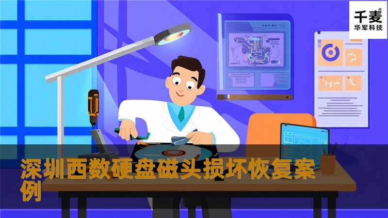 首先对该硬盘进行检测，发现通电后硬盘有敲盘声，于是怀疑是磁头损坏，因为客户只要D盘的一个文件夹数据，于是使用同类型的磁头进行更换，开盘