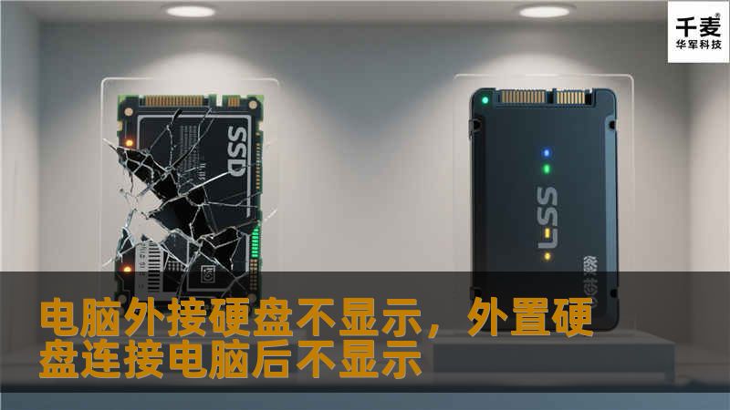 电脑外接硬盘不显示，外置硬盘连接电脑后不显示