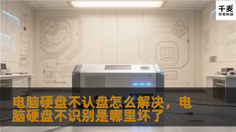 电脑硬盘不认盘怎么解决，电脑硬盘不识别是哪里坏了
