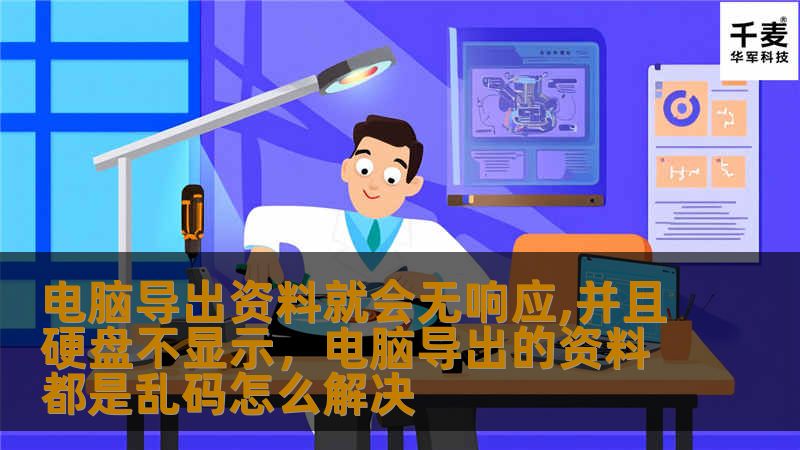 电脑导出资料就会无响应,并且硬盘不显示：原因与解决方法        文章大纲        H1：电脑导出资料无响应，硬盘不显示的常见原因    H2：问题概述            H3：现象表现        H3：常见场景        H2：电脑无响应的原因分析            H3：硬件问题        H4：硬盘故障        H4：连接线问题        H3：软件问...