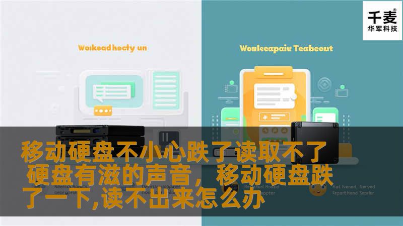 移动硬盘不小心跌了读取不了 硬盘有滋的声音，移动硬盘跌了一下,读不出来怎么办