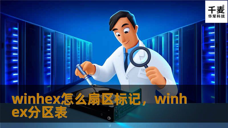 winhex怎么扇区标记，winhex分区表