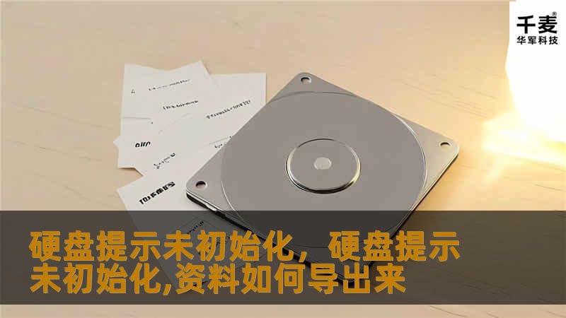 硬盘提示未初始化，硬盘提示未初始化,资料如何导出来
