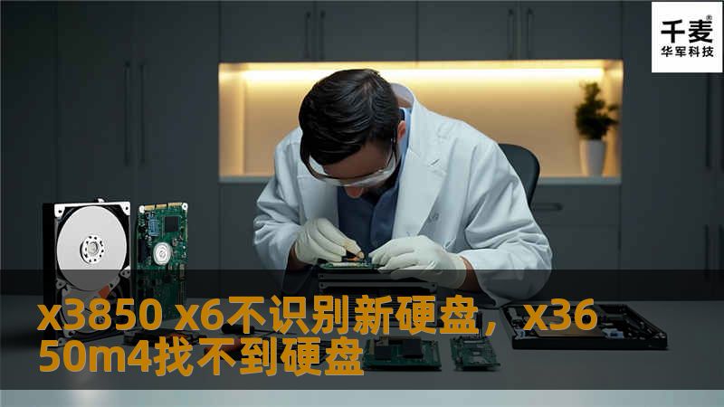 x3850 x6不识别新硬盘，x3650m4找不到硬盘