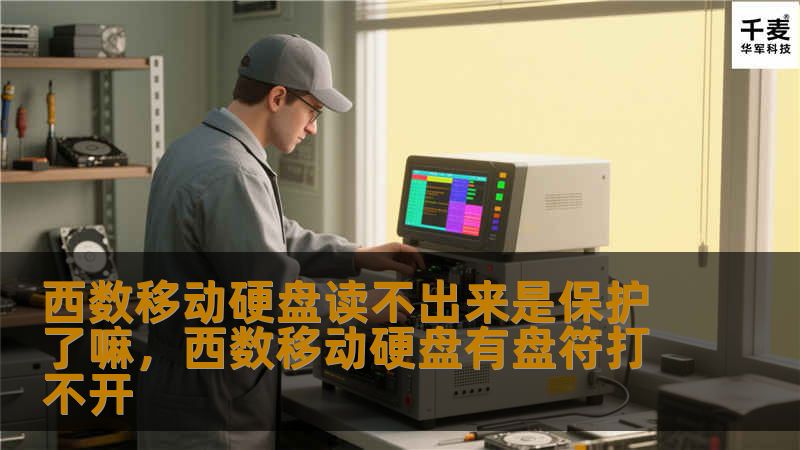 西数移动硬盘读不出来是保护了嘛，西数移动硬盘有盘符打不开