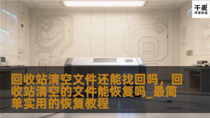 回收站清空文件还能找回吗，回收站清空的文件能恢复吗_最简单实用的恢复教程