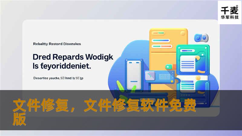 文件修复，文件修复软件免费版
