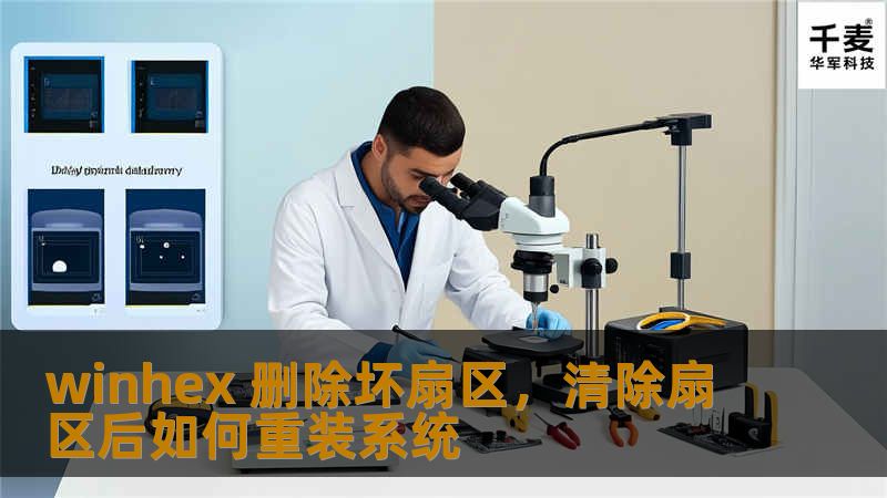 winhex 删除坏扇区，清除扇区后如何重装系统