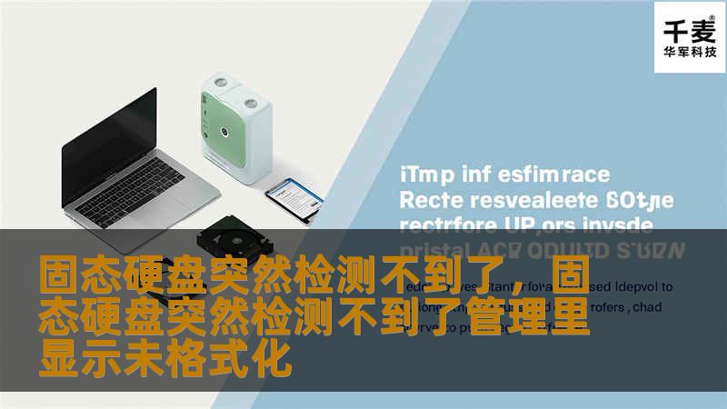 固态硬盘突然检测不到了，固态硬盘突然检测不到了管理里显示未格式化