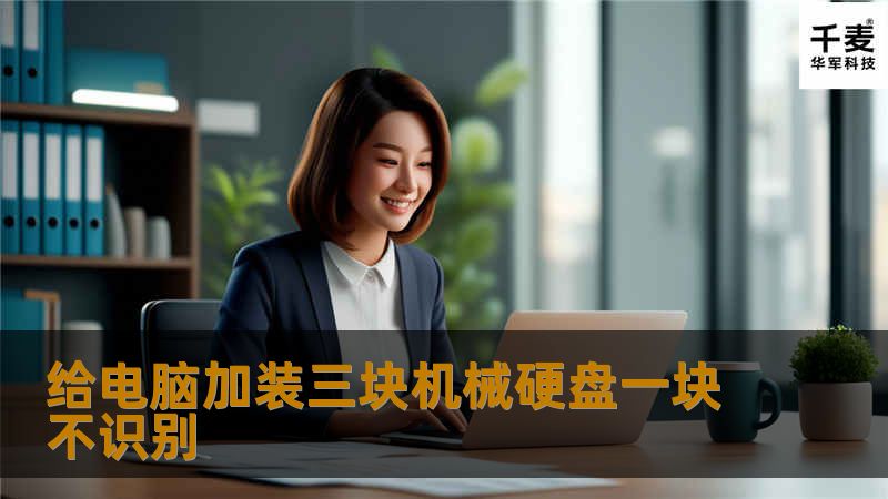 本文将探讨在电脑加装三块机械硬盘后出现一块不识别的情况及其解决方案，提供详细的操作步骤和真实案例分析。