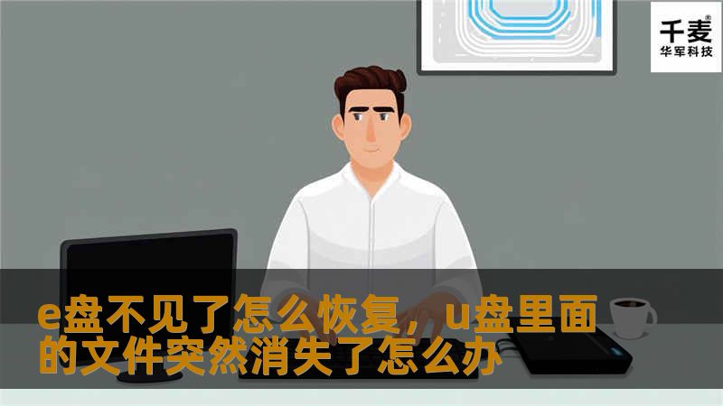 e盘不见了怎么恢复，u盘里面的文件突然消失了怎么办