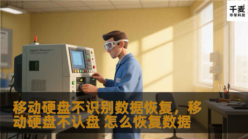 移动硬盘不识别数据恢复，移动硬盘不认盘 怎么恢复数据