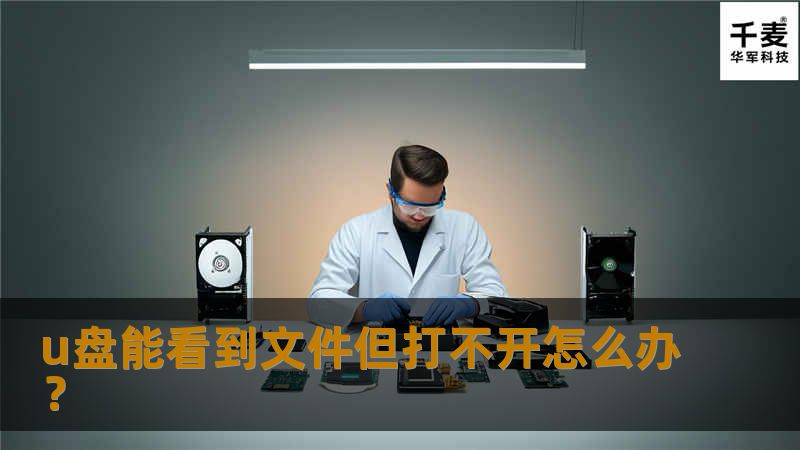 有时候，我们在使用U盘的时候，发现U盘很“任性”，能看到存储的文件，可就是死活打不开，让人很无能为力的感觉。