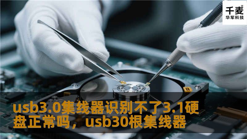usb3.0集线器识别不了3.1硬盘正常吗，usb30根集线器