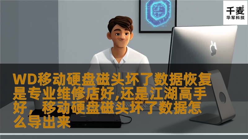 面对WD移动硬盘磁头损坏，数据恢复的选择至关重要。是选择专业的维修店，还是依赖江湖高手的非正规方法？本文将深入探讨两者的利弊，帮助你做出明智的选择。