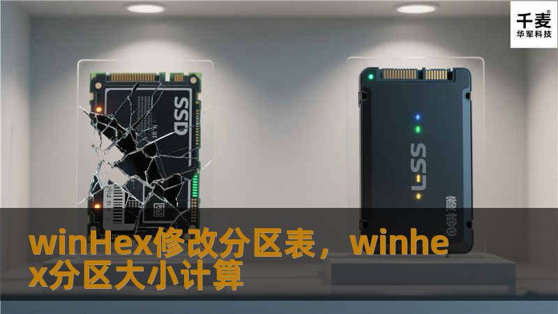 winHex修改分区表，winhex分区大小计算