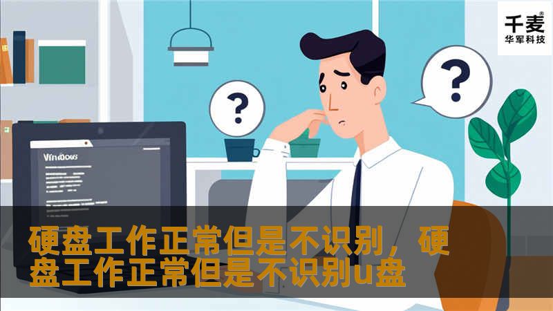硬盘工作正常但是不识别，硬盘工作正常但是不识别u盘