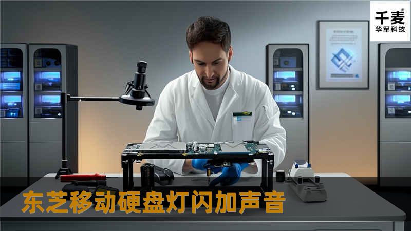 东芝移动硬盘灯闪加声音