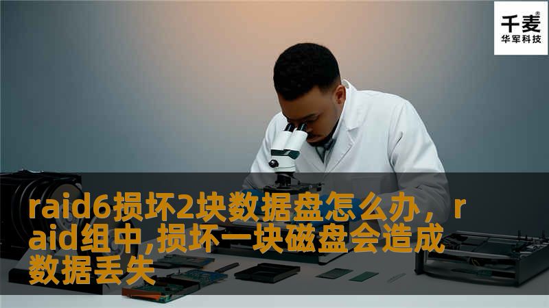 raid6损坏2块数据盘怎么办，raid组中,损坏一块磁盘会造成数据丢失