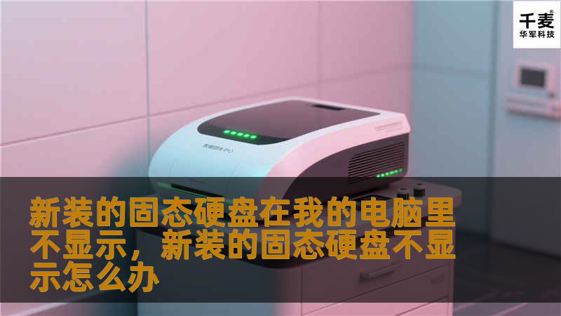 新装的固态硬盘在我的电脑里不显示，新装的固态硬盘不显示怎么办